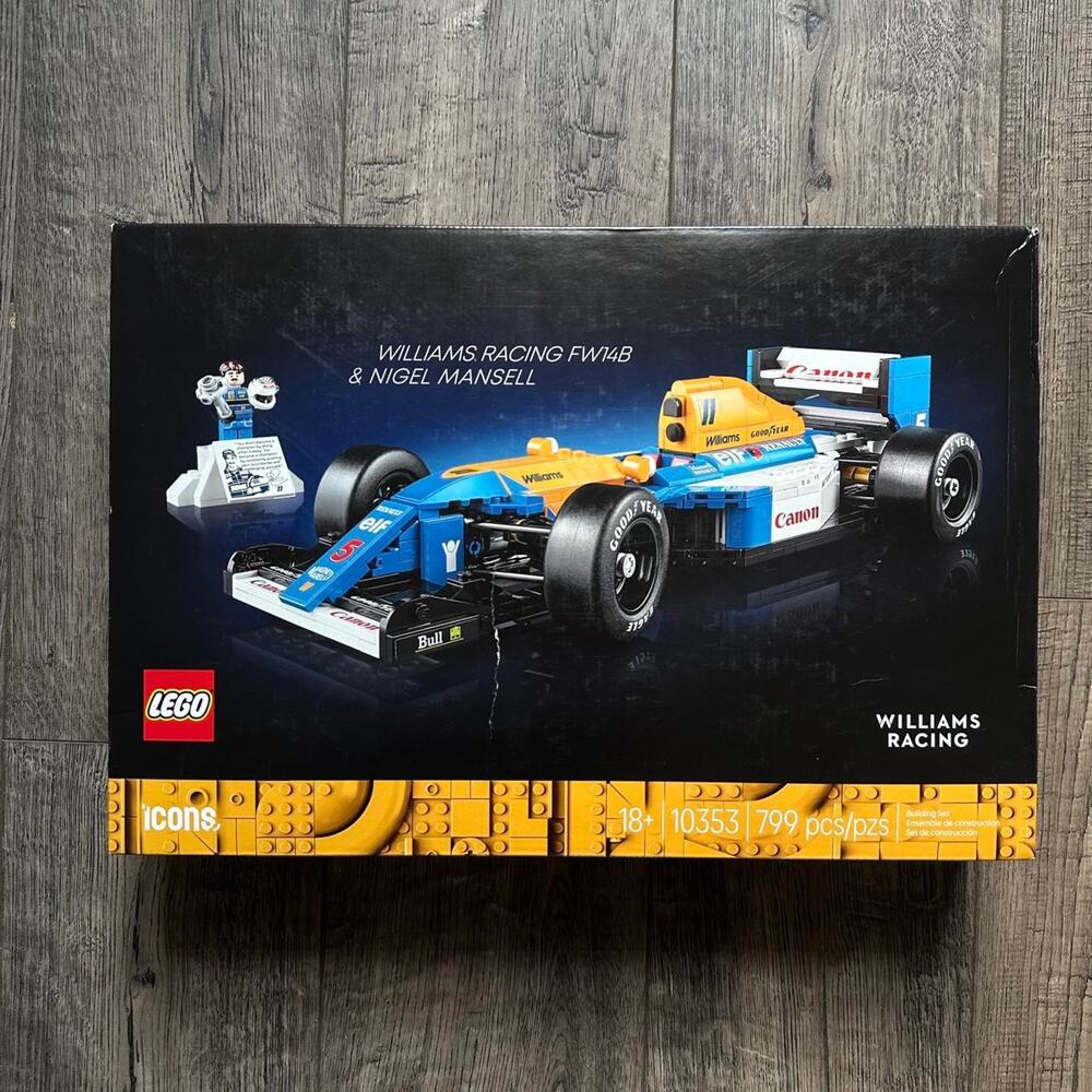 Lego Icons Williams Racing Car F1 FW14B & Nigel Mansell - Set 10353